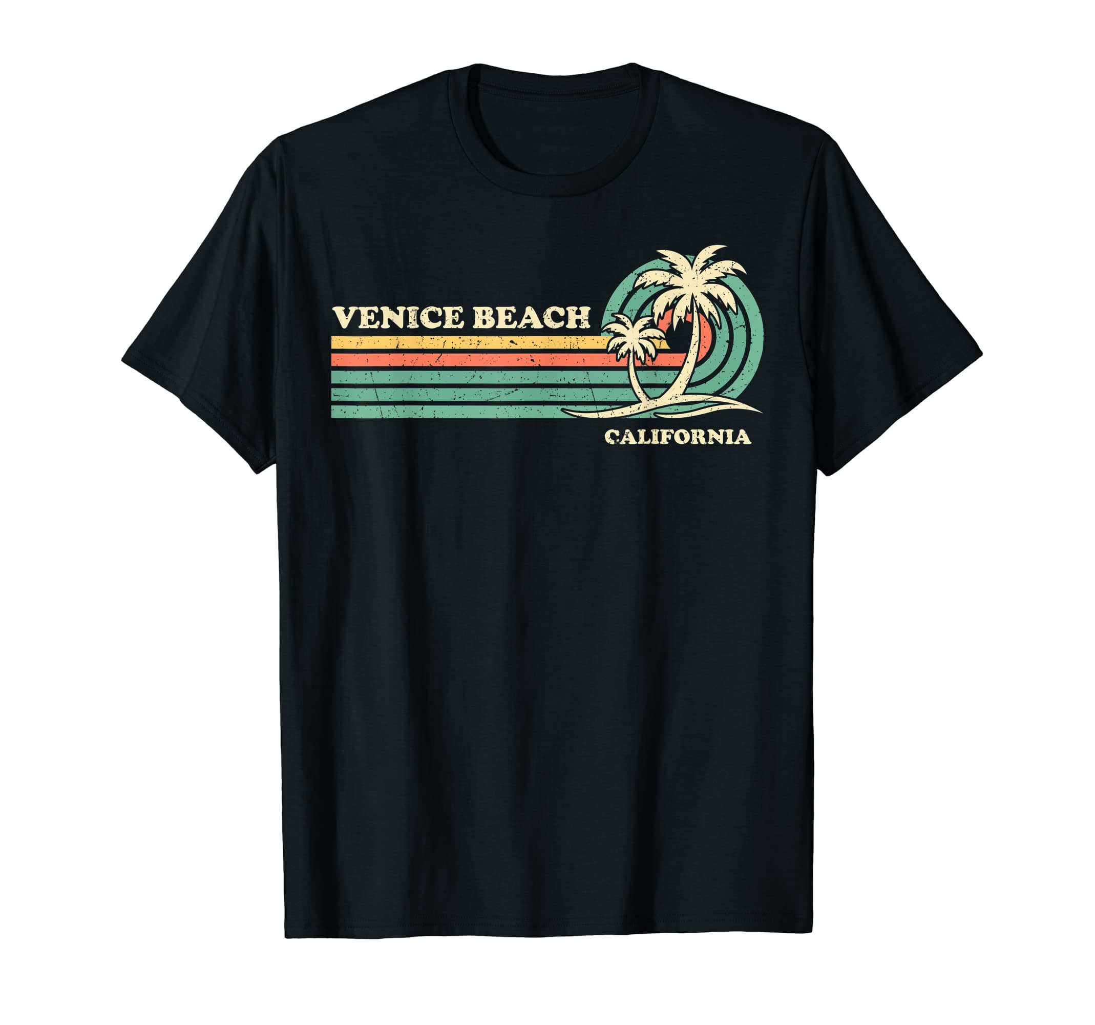 Family Vacation Venice Beach GiftsVintage Retro Summer Vacation California Venice Beach T-Shirt