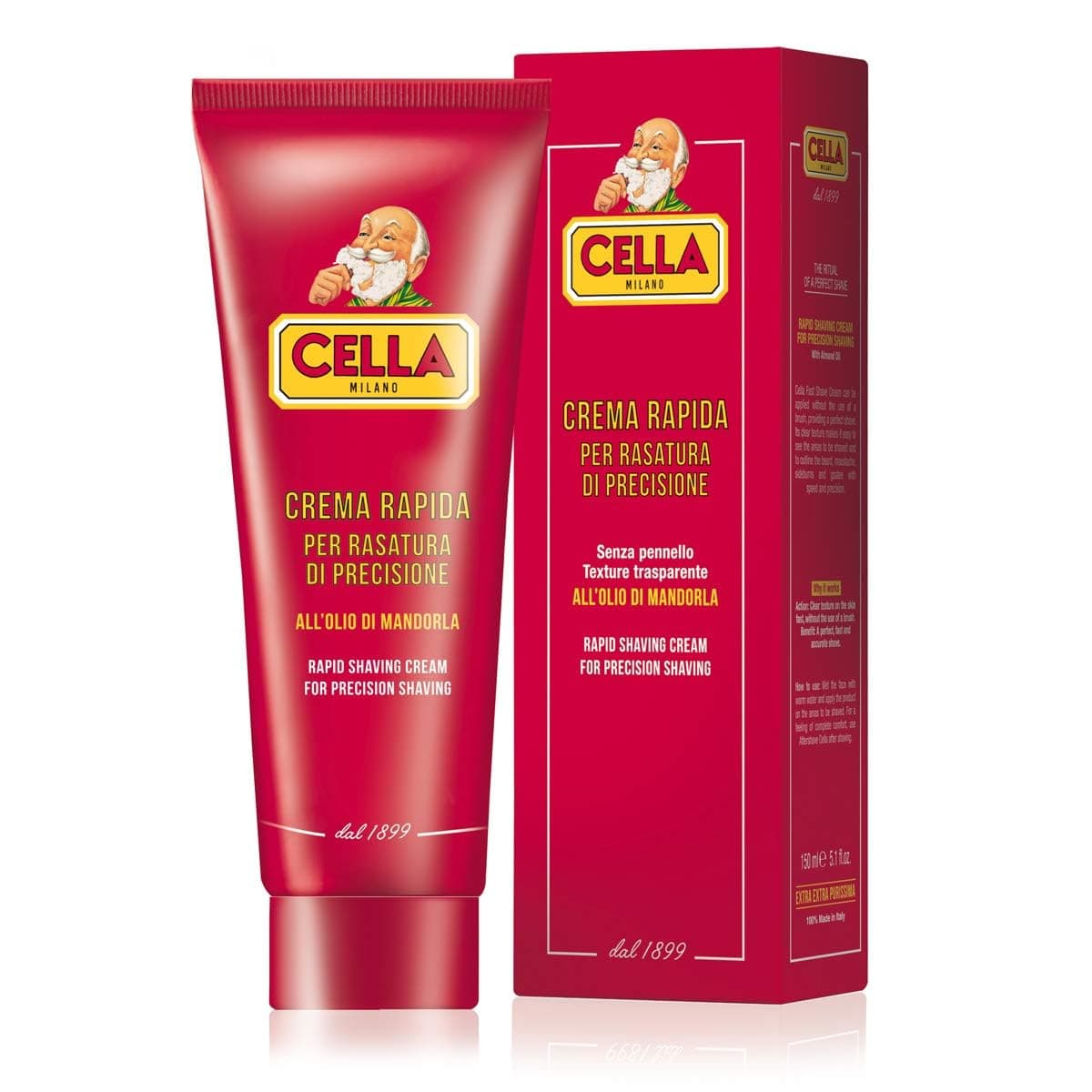 Cella Rapid Shaving Cream with Almond Oil,150ml