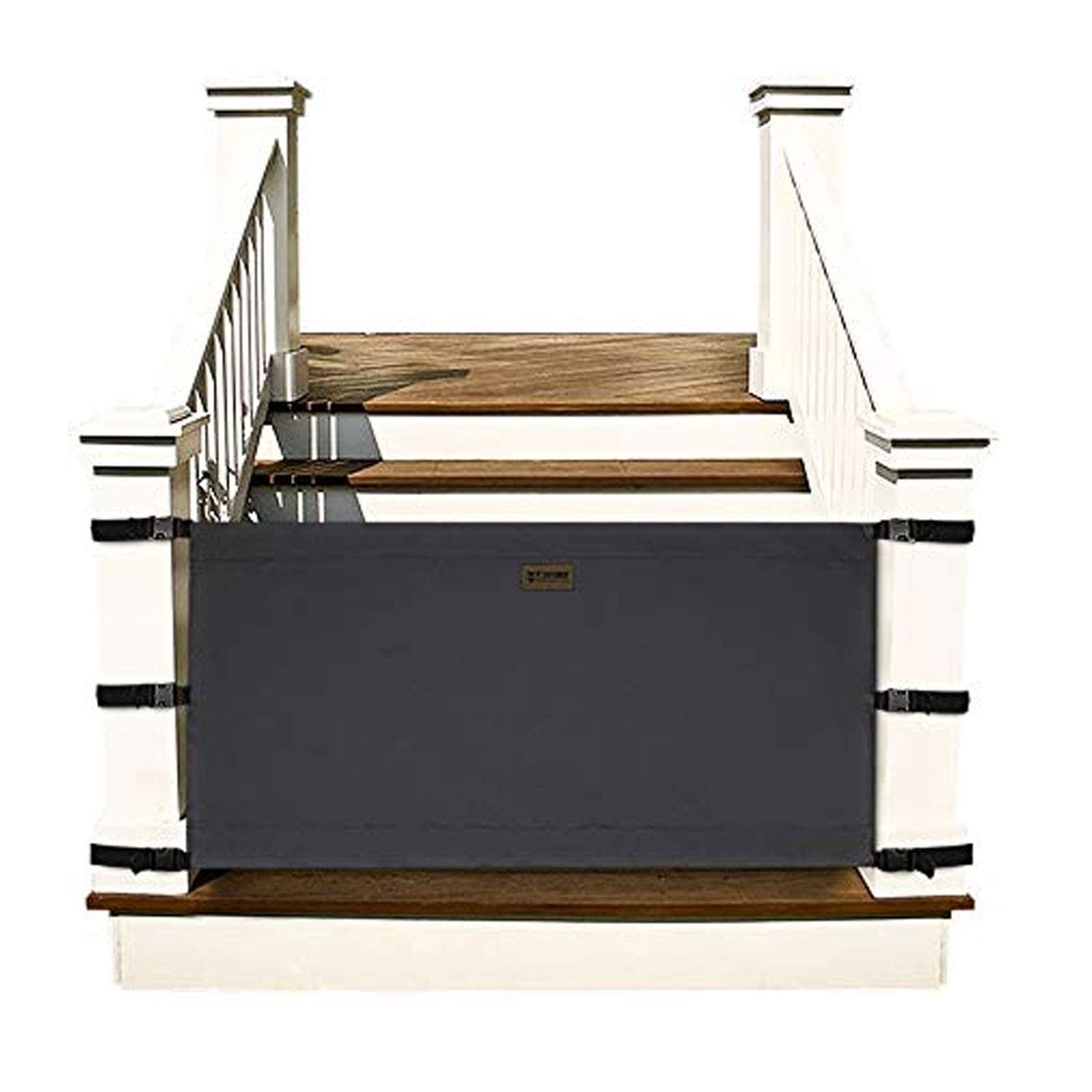 The Stair Barrier Banister to Banister No Drill Baby Gate for Stairs - Fabric Excellence Easy Setup Maximum Security with Portable Pet Gate for Stairs - Climb-Proof Neat and Tidy Fabric Baby Gate