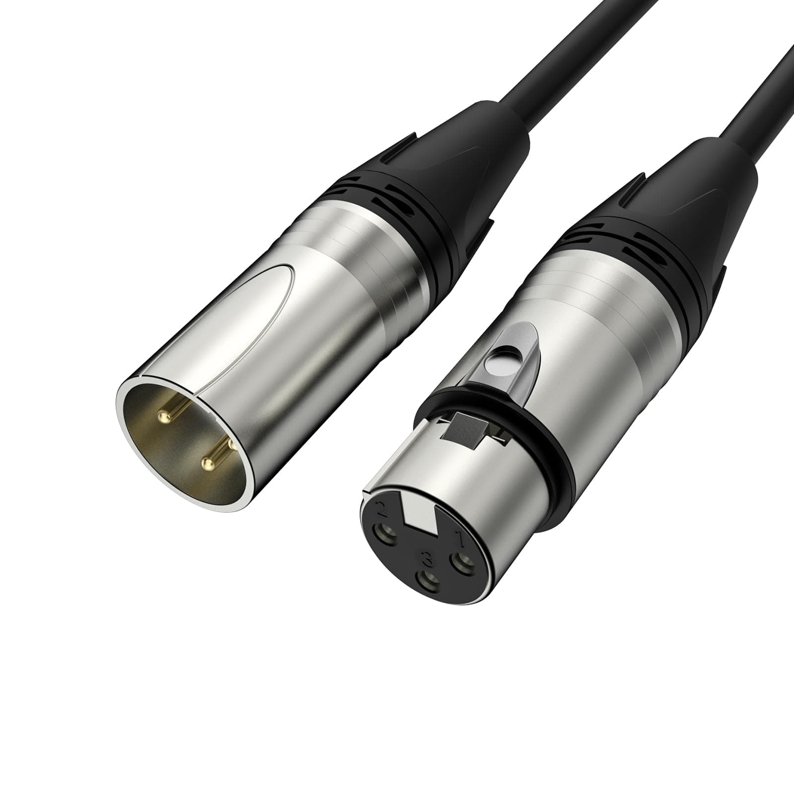 6FT XLR Microphone Cable Premium XLR Male to Female Mic Audio Cord with Balanced 3 PIN Connector,Speaker Cable Mic Wire PD100X,200X,200W,300X,400X Microphones, Audio Mixer