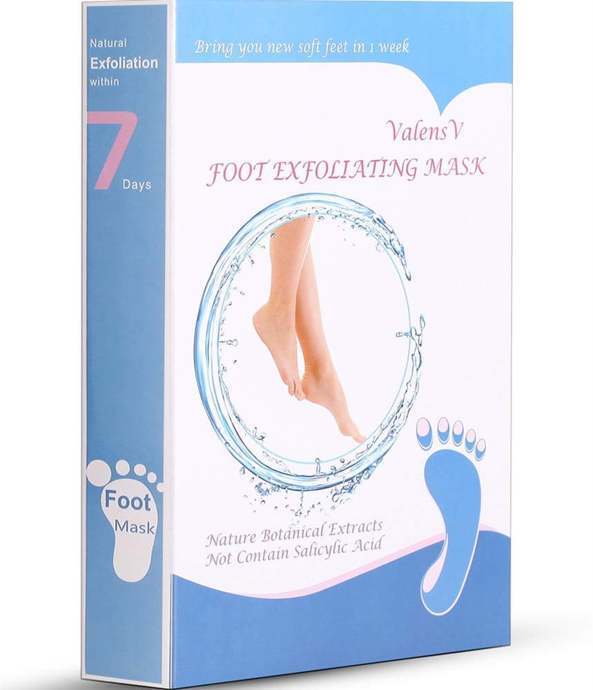 Foot Mask 2 Pack, Foot Exfoliating Booties, Peeling Away Calluses and Dead Skin, Make Your Feet Soft, Exfoliating Foot Peeling Masks, Repair Rough Heels, Get Silky feet in 1-2 weeks
