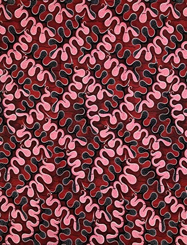 African Wax Print 100% pure Cotton Fabric ORIGINAL per 6 YARDS