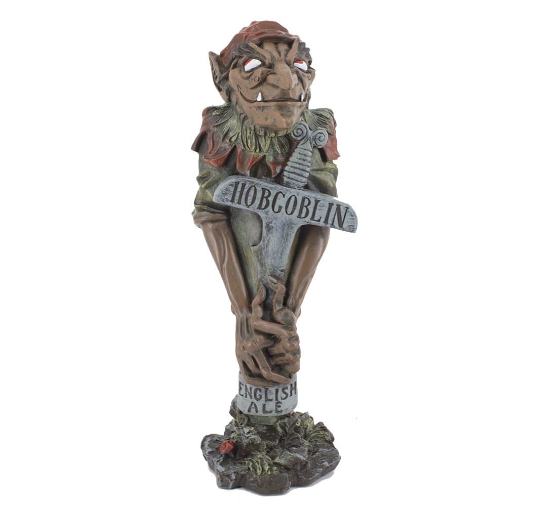 MASCARELLO 10.25'' Garden Gnome Statue Collection, Yard Sculpture Wicked Wizard HOBGOBLIN Figurine Outdoor Lawn Decor Home