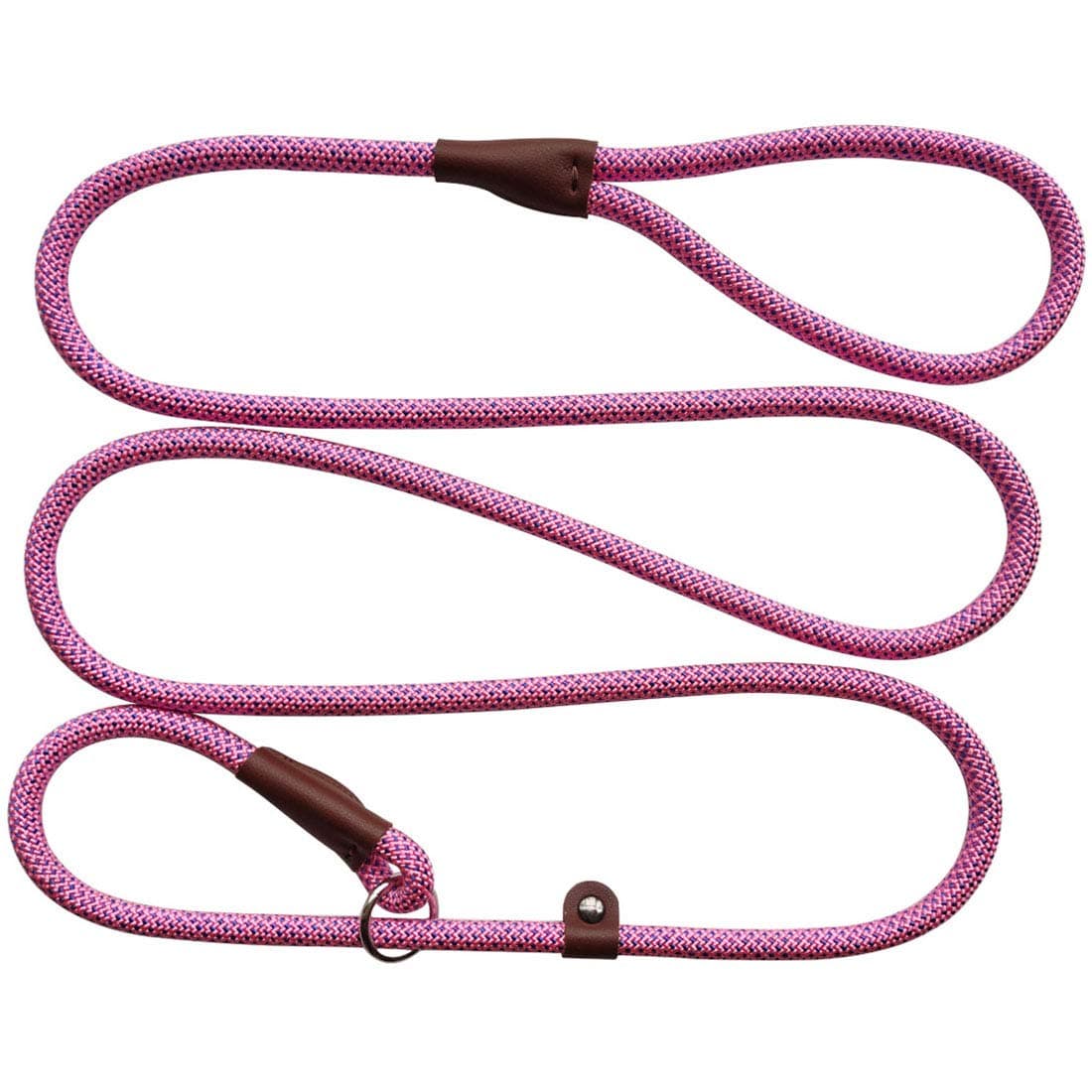 BTINESFUL 7FT Slip Lead Dog Leash, Strong Nylon Rope Leash, 1/4 & 1/2 inch Diam Dog Training Lead for Small Medium Large Dogs