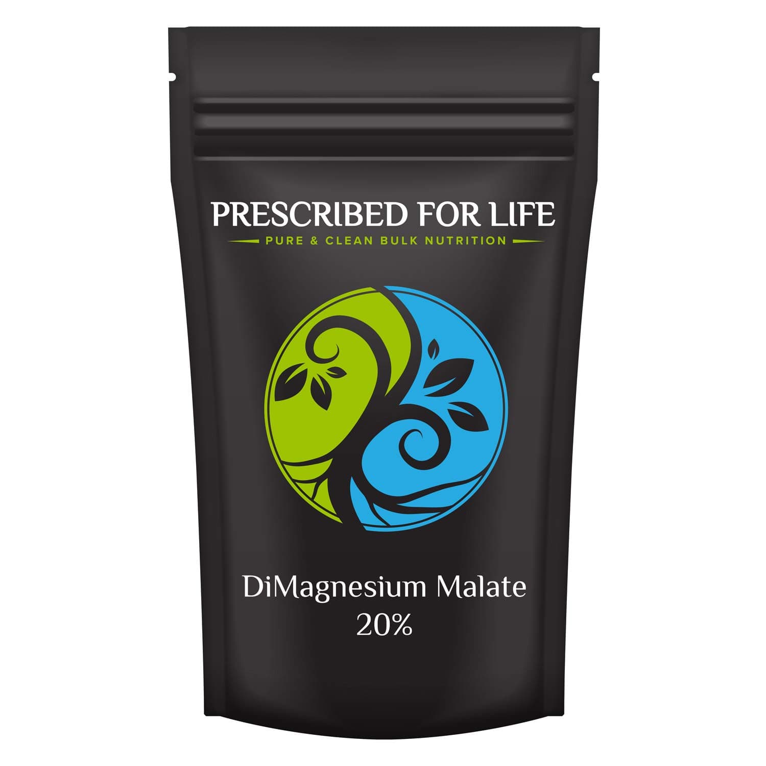 Prescribed for Life Magnesium Powder (Di Magnesium Malate) | Pure Vegan Magnesium Supplement for Muscle Function & Mood Support | No Fillers | Non GMO | High Absorption Formula 1 kg