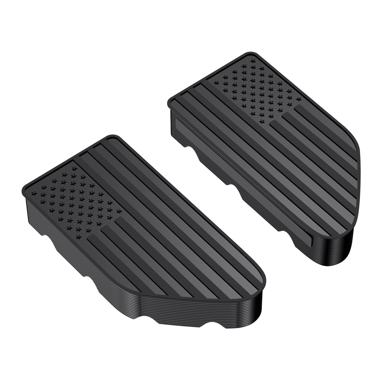 Bed Rail Stake Pocket for GMC Chevy Silverado/GMC Sierra 2500/3500HD(2020 2021 2022 2023 2024), Chevy Silverado/GMC Sierra 1500(2019-2024), Truck Rear Caps Bed Rail Holes Covers (2PCS), TC01