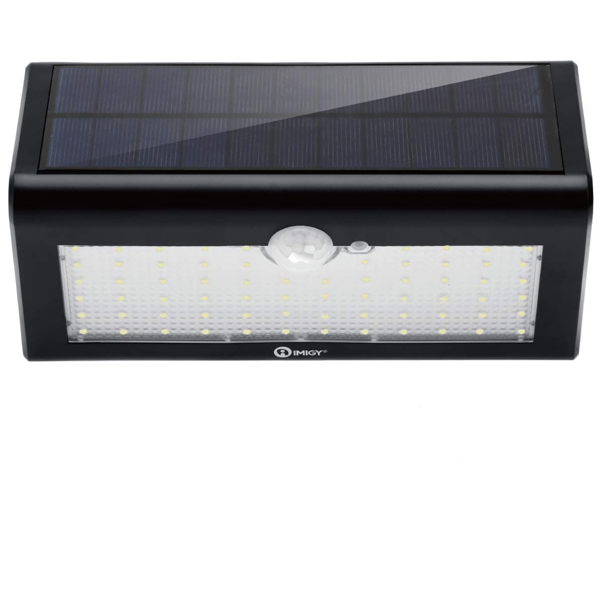 Solar Wall Lights, Motion Light IP65 Waterproof Outdoor Solar Light, Security Light for Garage Patio Deck Yard Garden Driveway Stairs (1-Pack 66 LED)