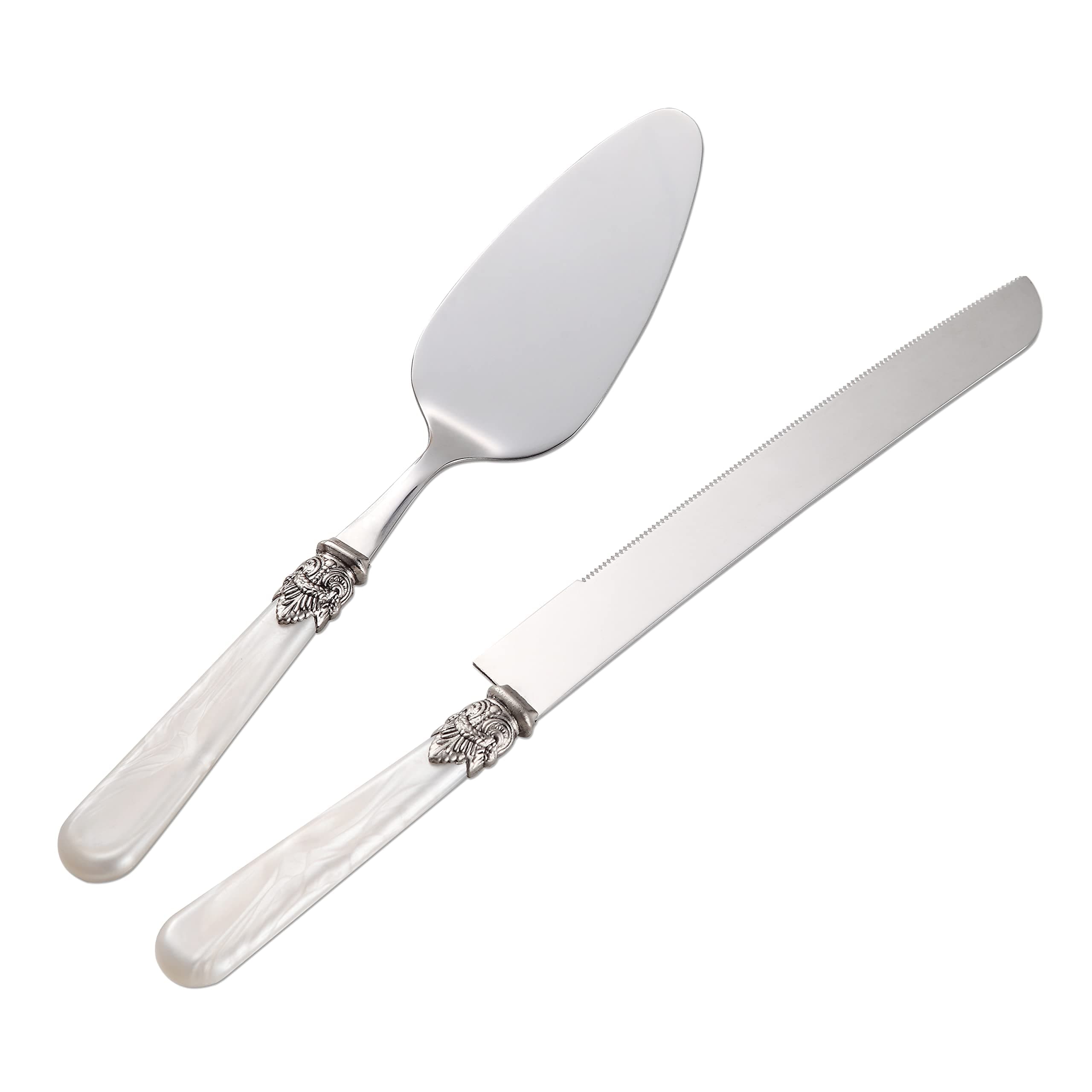 Cake knife server set