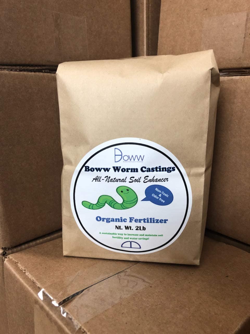 100% Organic Fertilizer - Natural Worm castings