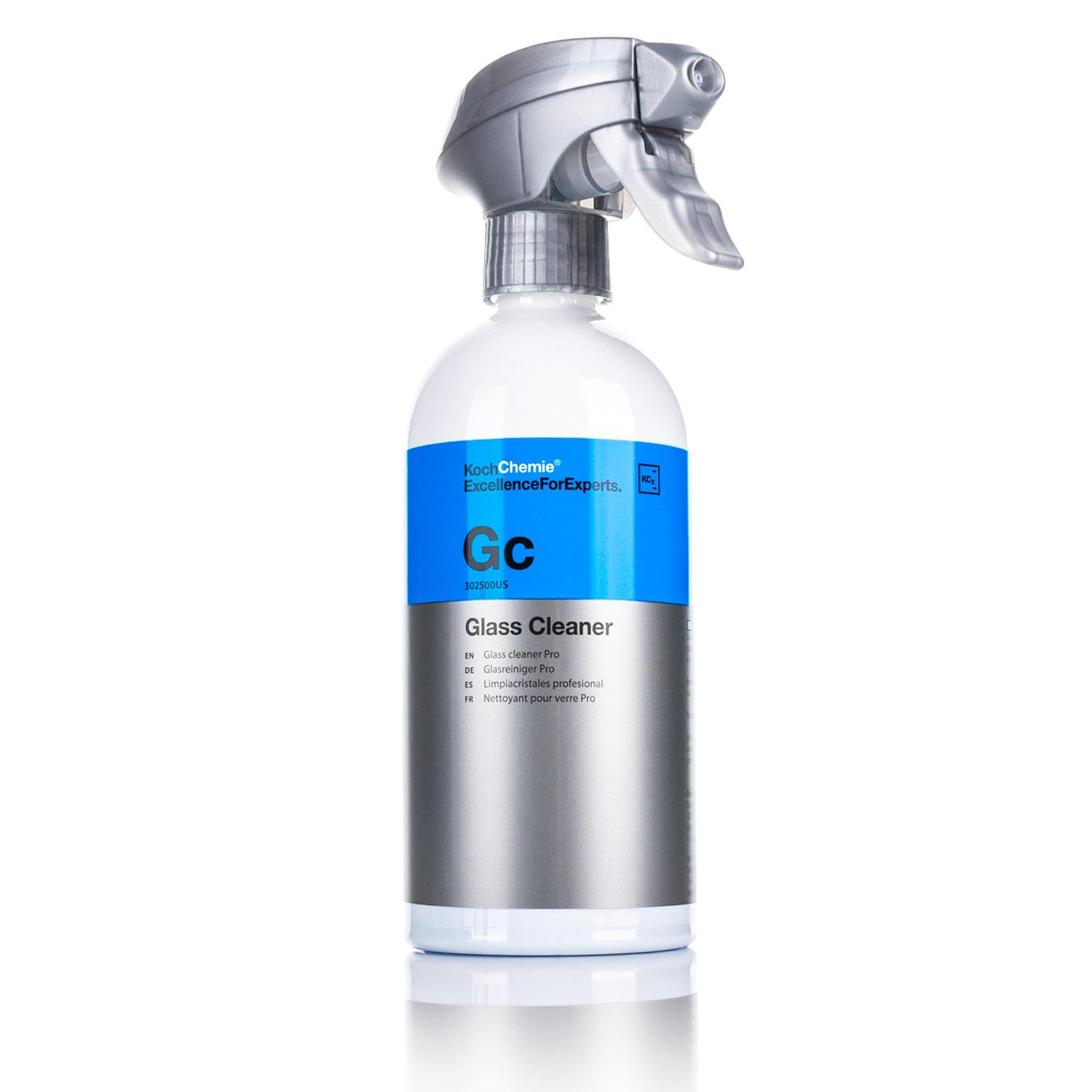 Koch Chemie - Glass Cleaner - Effortlessly Removes Stubborn Dirt, Oil, Grease, Insects, and Residues; Ready-To-Use Streak-Free Formula; Gloss and Smoothness Additive; Fresh Fragrance (500 milliliters)