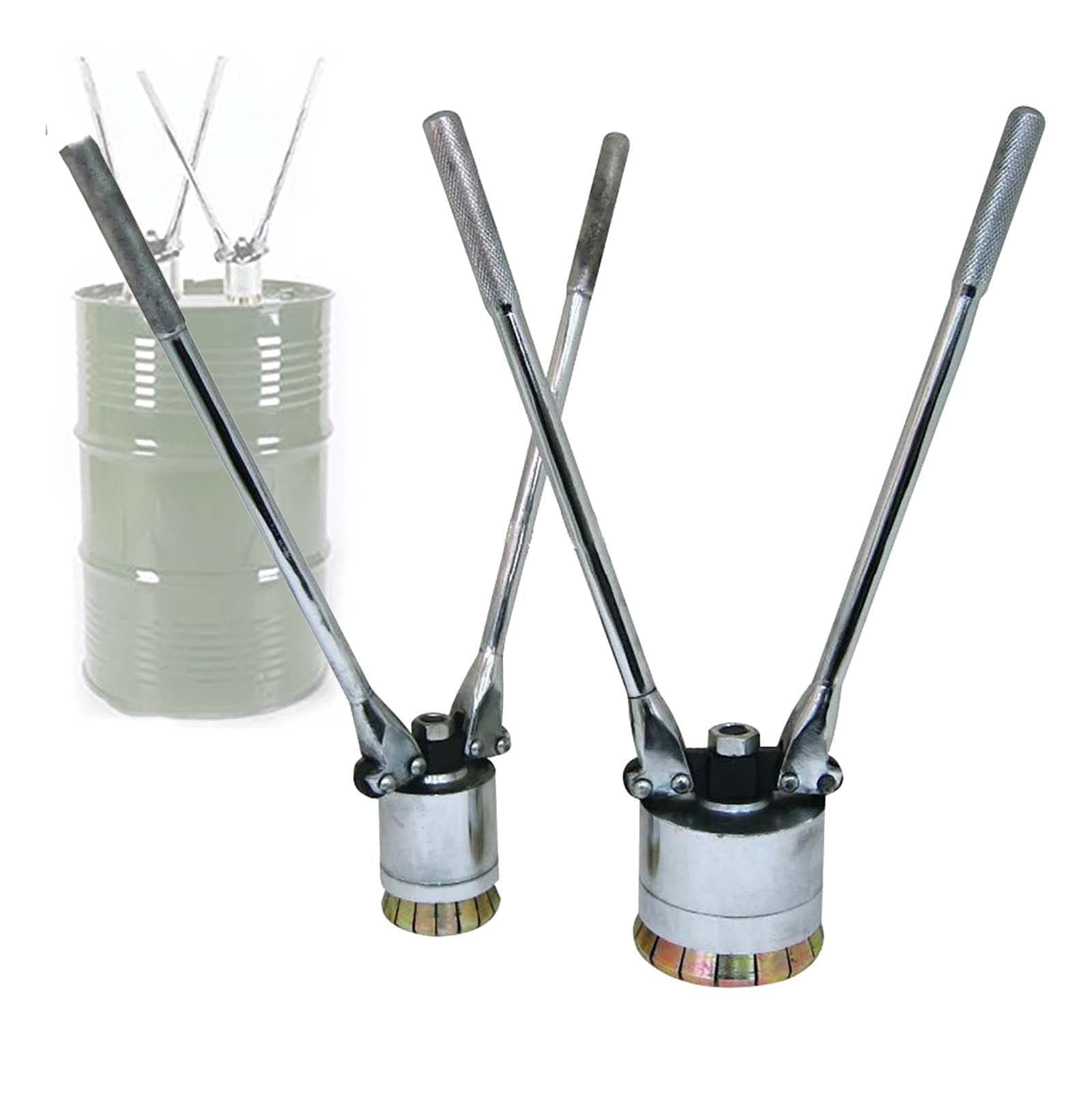 200L Oil Drum Pressure Cap Sealing Barrel Crimping Tool, 35&70mm Crimper Sealer, 53 Gallon Manual Oil Barrel Sealing Machine