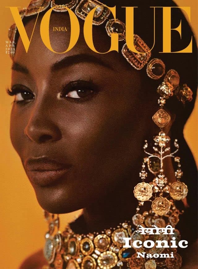 Vogue India March April 2023 - Iconic Naomi Fashion Special Magazine Paperback – 1 January 2023