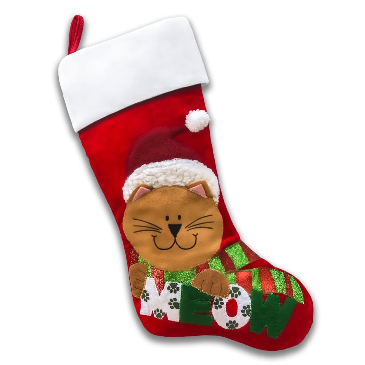 GiGi Seasons Pet Christmas Stockings (Meow Cat)
