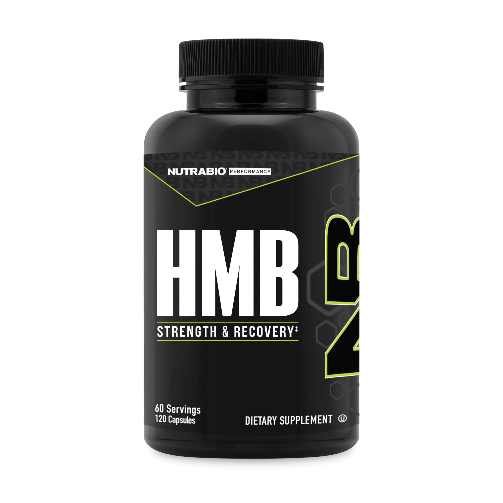 NutraBio HMB Supplement, Amino Acid, 1000mg, 120 Capsules
