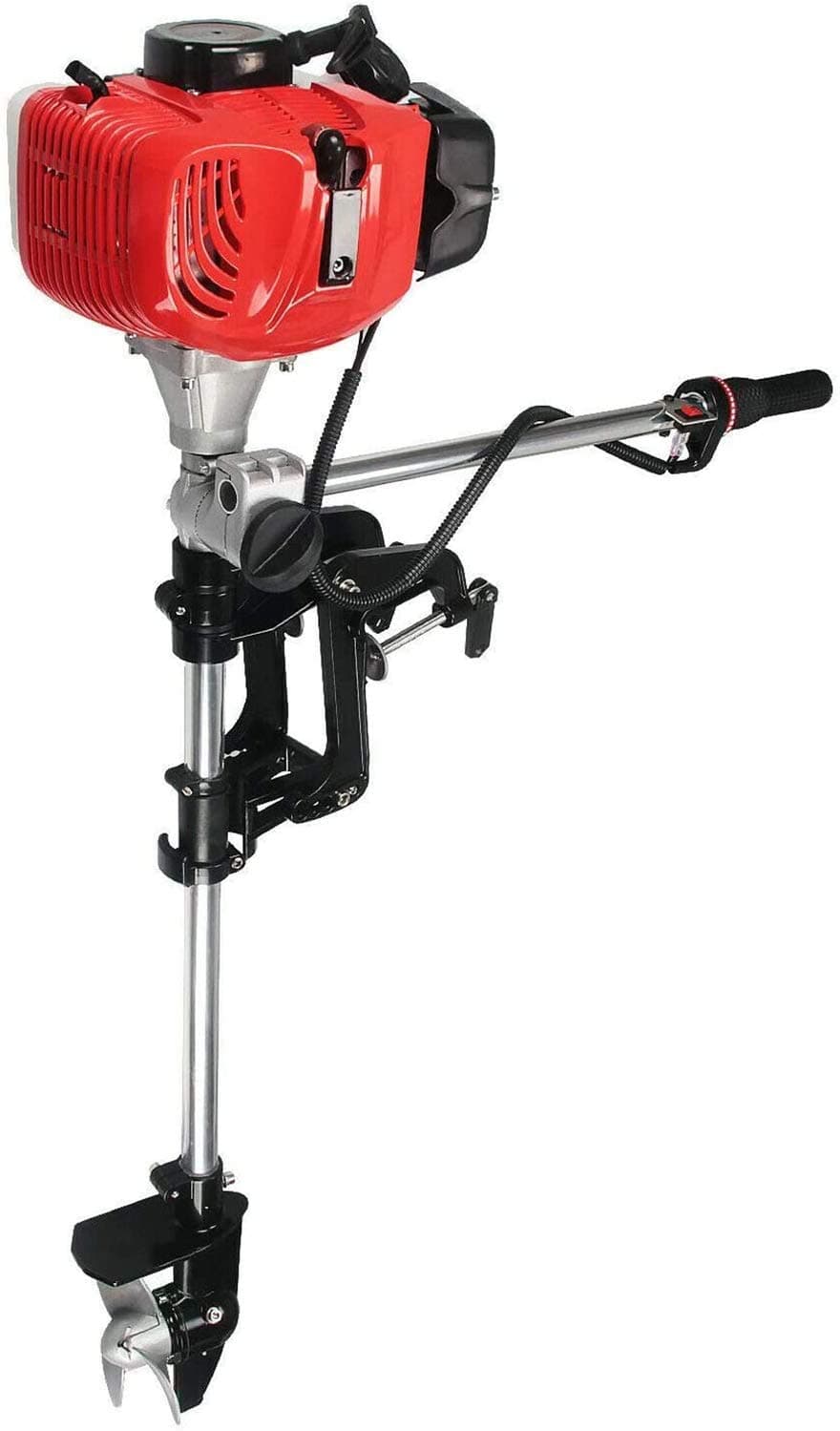 Richo 2Stroke 3.6HP 52cc Heavy Duty Outboard Motor Boat Engine w/Water Cooling System