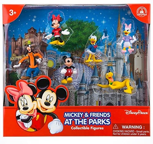Disney Mickey & Friends Minnie Donald Goofy Daisy Pluto at the Theme Parks 6 Pc. Clubhouse Figure Playset Cake Topper Figurines