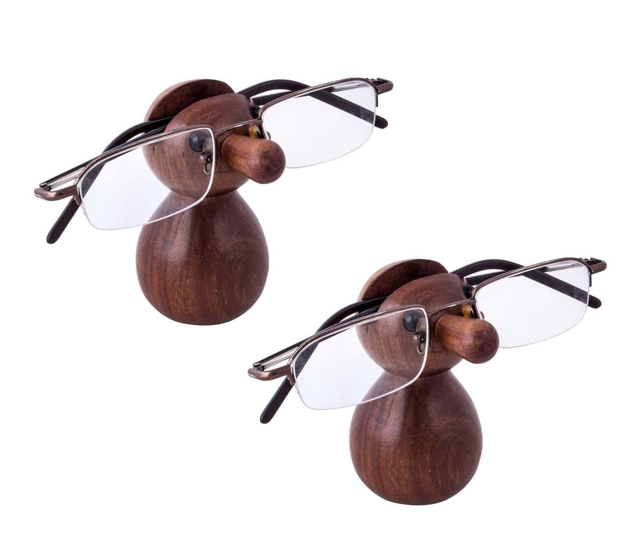 Craft Land Handmade Doll Shaped Spectacle/Specs/Eyeglass/Glass Holder/Stand - 2 pcs