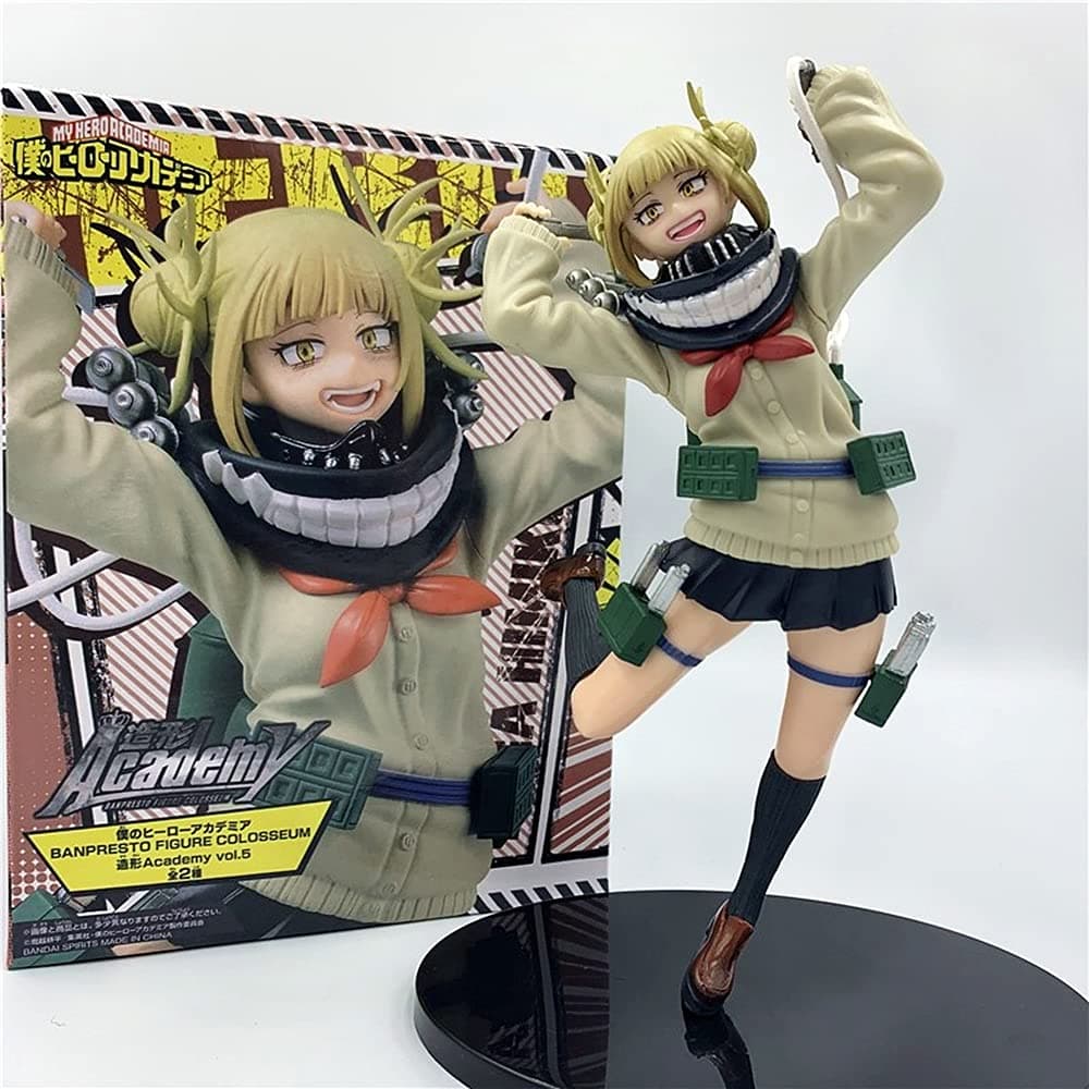 Anime Figure 18cm My Hero Academia Himiko Toga Figure PVC Cross my body Anime Figure Collection Model Gift