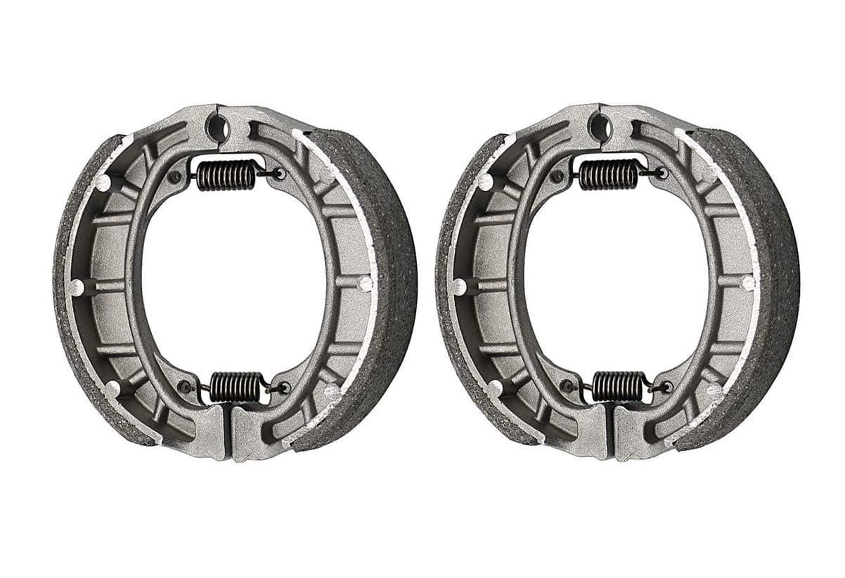 Alpha RiderBrake Shoes Water Grooved Front or Rear For Honda Z 50 QA50 QA C CL CT 70 CT70 CT70H (Pack of 2)