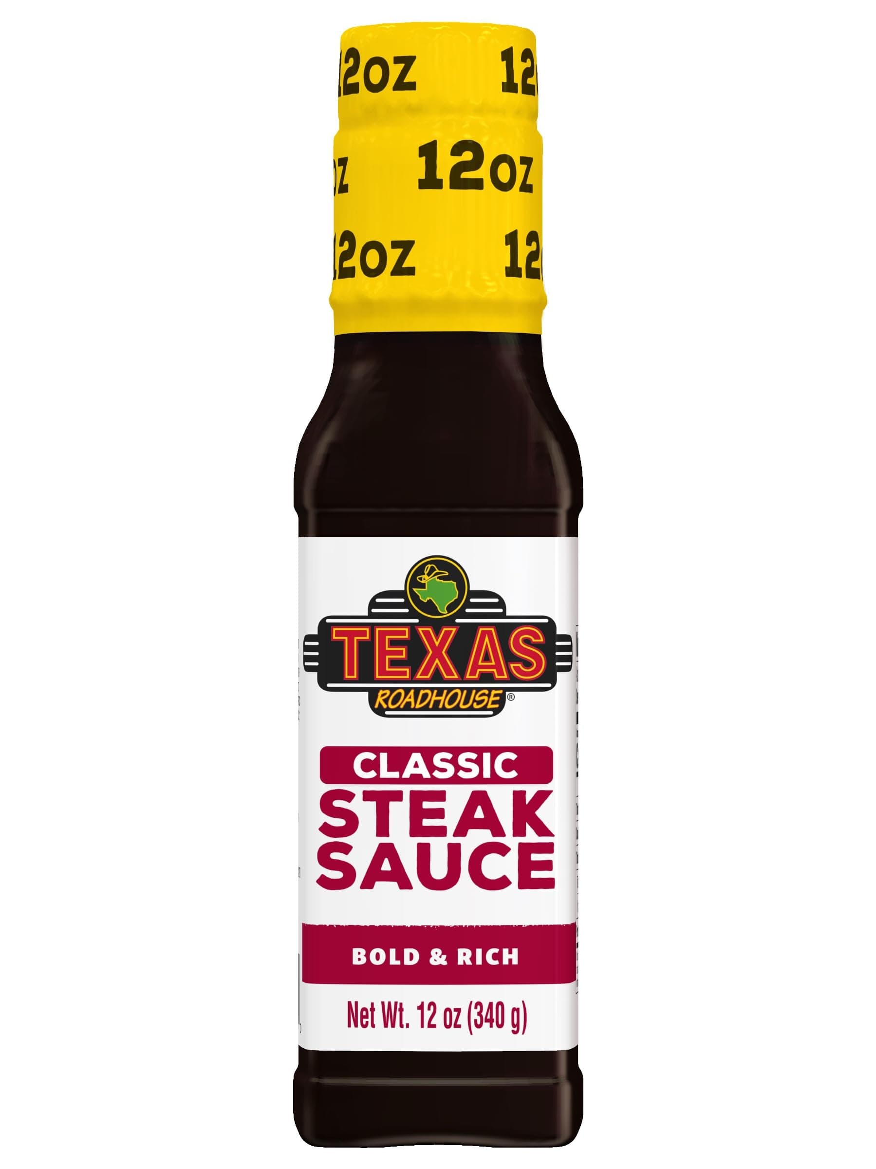 Texas Roadhouse Classic Steak Sauce, 12 oz. Bottle, Perfect Steak Marinade or Dipping Sauce, Made with Vinegar, Onion and Garlic