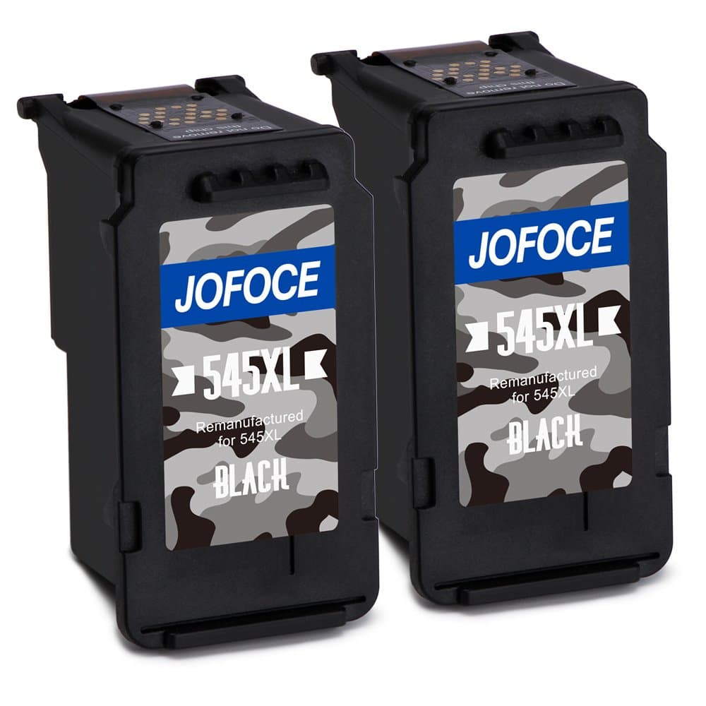 Jofoce 545XL PG-545 Ink Cartridges for Remanufactured Canon PG-545 PG545 Ink Cartridges, Work with Canon Pixma MG2550S MG2450 MX495 MG3050 MG2950 iP2850 MG2500 MG3051 MG3053 MG2950S MG2900 MX490