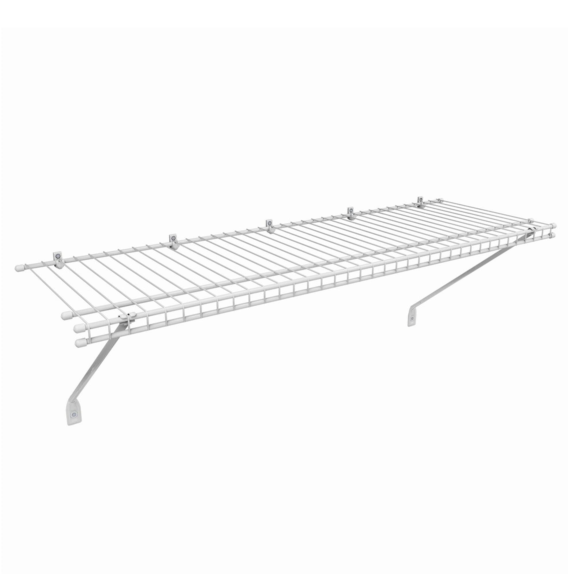 1031 Wire Shelf Kit, 3-Feet X 12-Inch, White
