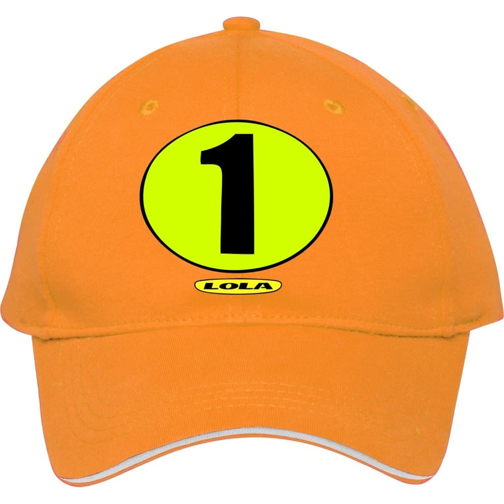 Fashion Adjustable Cotton Baseball Cap Snapback Lola Racing T-shirt Hat (male/female)