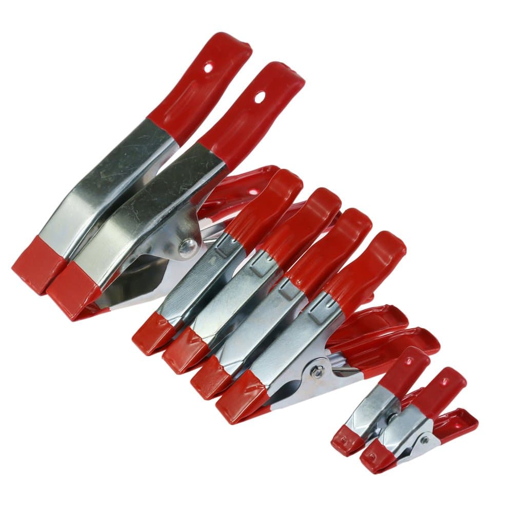 Mental Spring Clamps Strong Market Stall Tarpaulin Woodworking Clips 2 inch 4 inch 6 inch Pack of 8