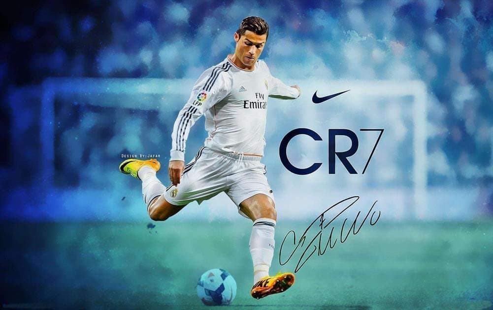 Cristiano Ronaldo poster 12x18 inch rolled, by zolto poster