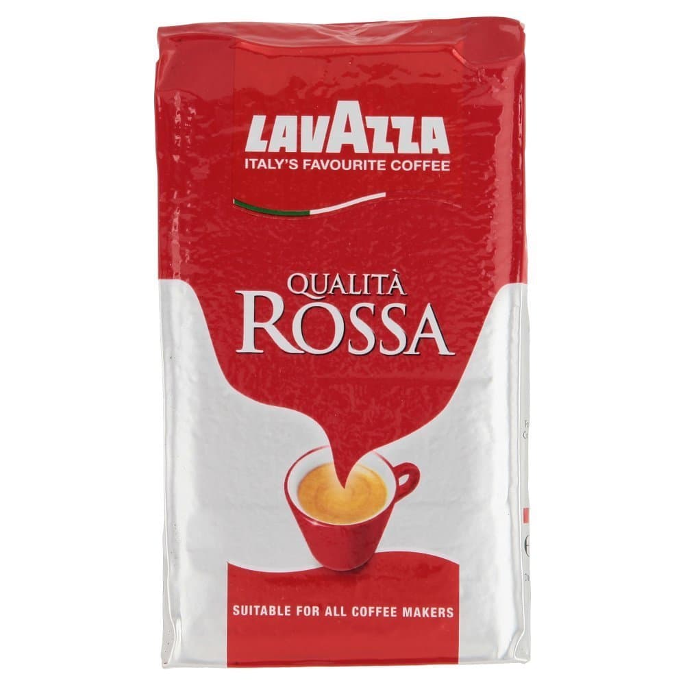 Lavazza Rossa Ground Coffee (2 Packs of 250g)