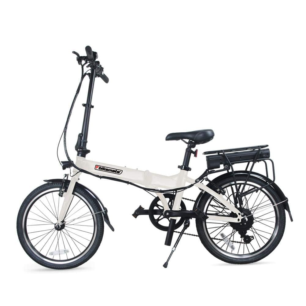 jinclonder Folding Electric Bicycle, Mini Small Scooter Bike Mate, Lithium Battery Adult Men And Women Ultra Light And Convenient E-bike, Boosting Mileage Up To 50 Km,153 56 112cm