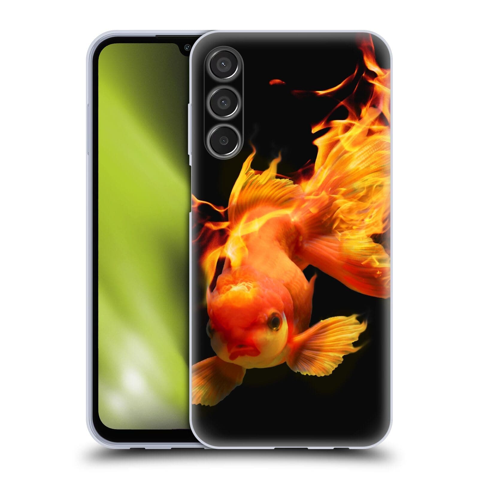 Head Case DesignsOfficially Licensed Dave Loblaw Firefish Underwater Soft Gel Case Compatible with Samsung Galaxy M15/F15 5G