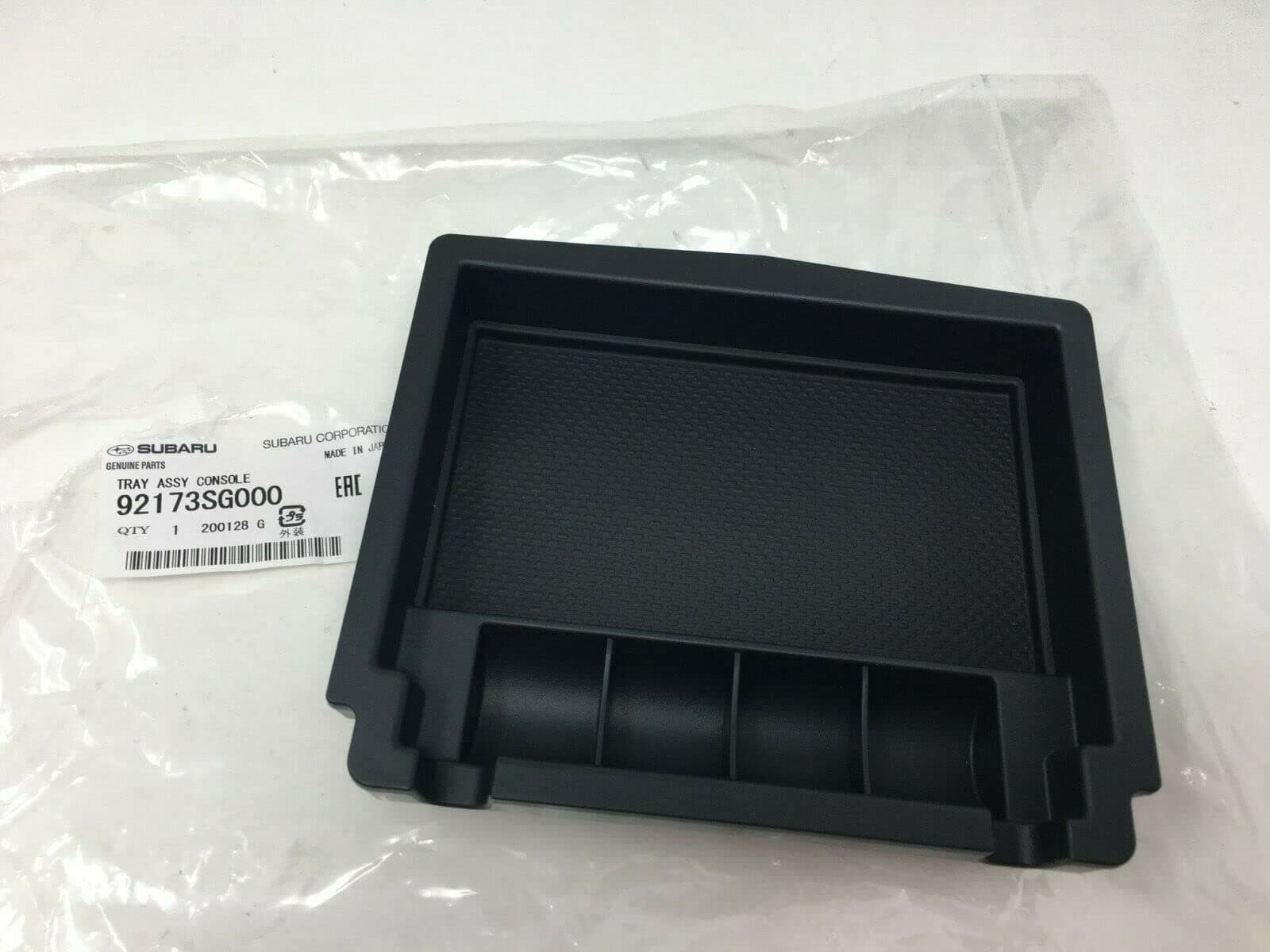 Center Console Tray 2014-2024 Forester & 2025 Forester Wilderness 92173SG000 Black Coin Genuine OEM