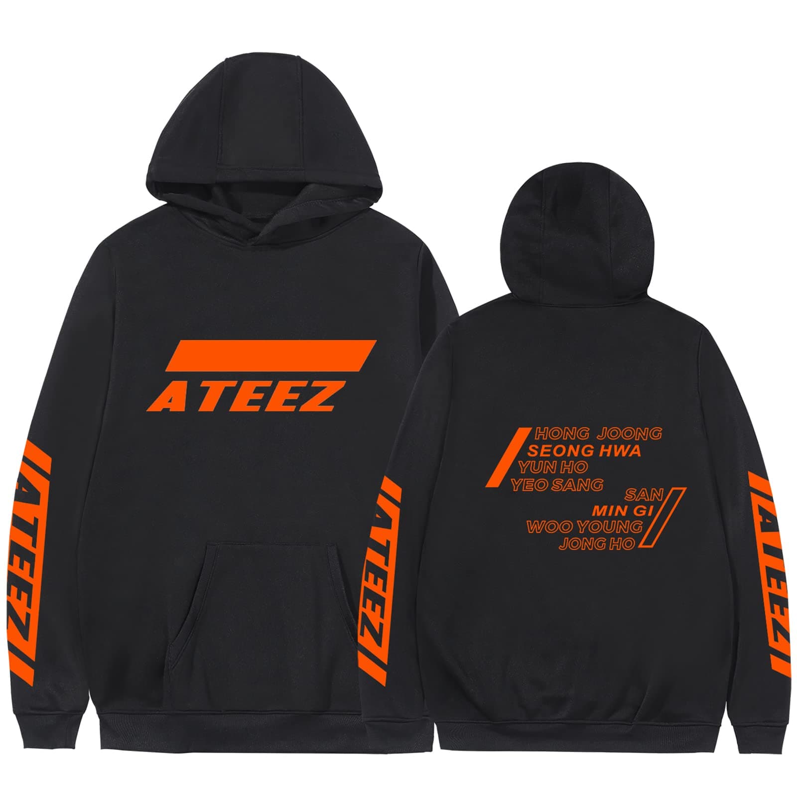 Kpop Album Treasure Hongjoong Yunho San Hoodie Wooyoung San Mingi Yeosang Pullover Hooded Sweater
