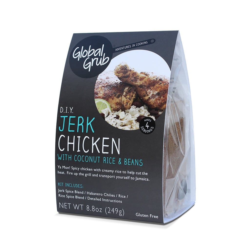 DIY Jerk Chicken with Coconut Rice Kit - Special Ingredients, Cooking Instructions, Add Your Own Fresh Items, 8.8 Ounce