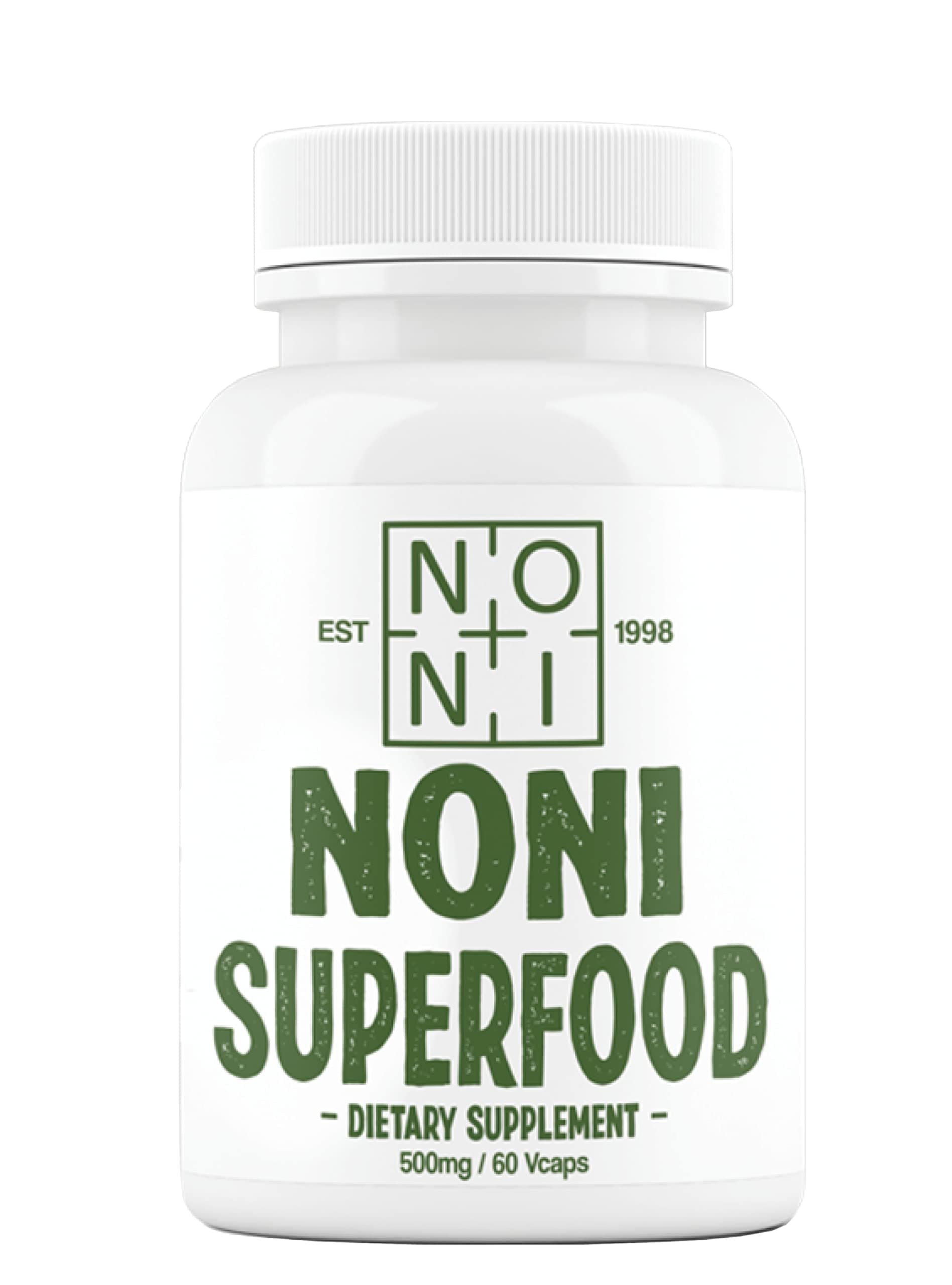 Healing Noni - 100% Pure Hawaiian Noni Powder Capsules (60 Veggie Caps)