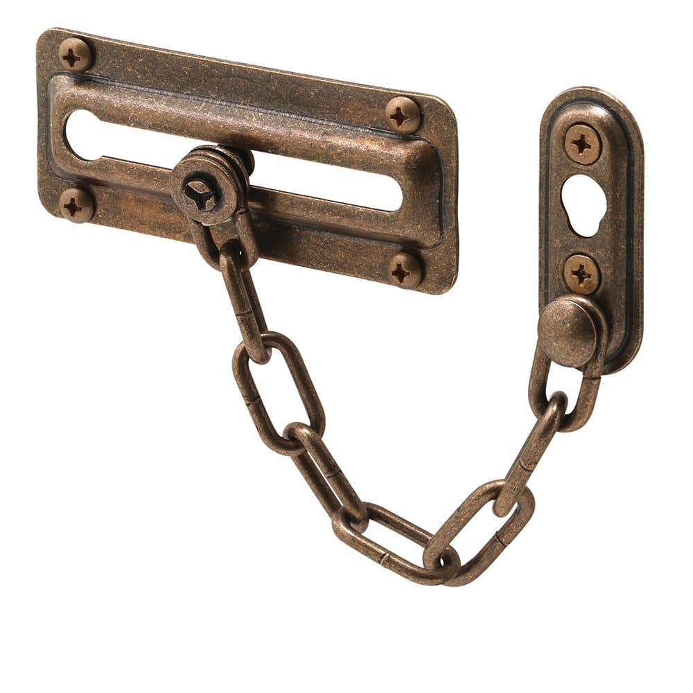 U 10533 Antique Brass Chain Door Guard (Single Pack)