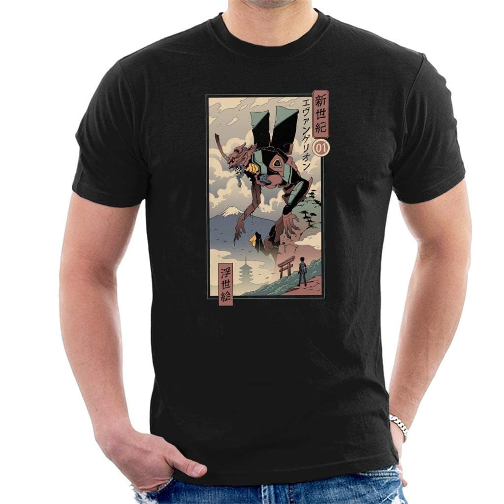 Neon Genesis Evangelion Eva Ukiyo E Men's T-Shirt