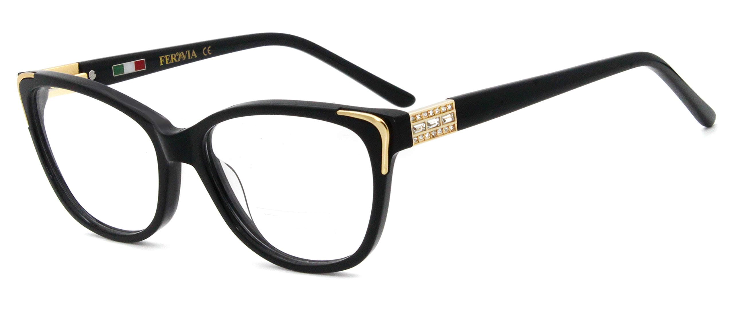 women eyeglasses stylish cateye non prescription with bling rhinestone glasses fashion eyeglasses