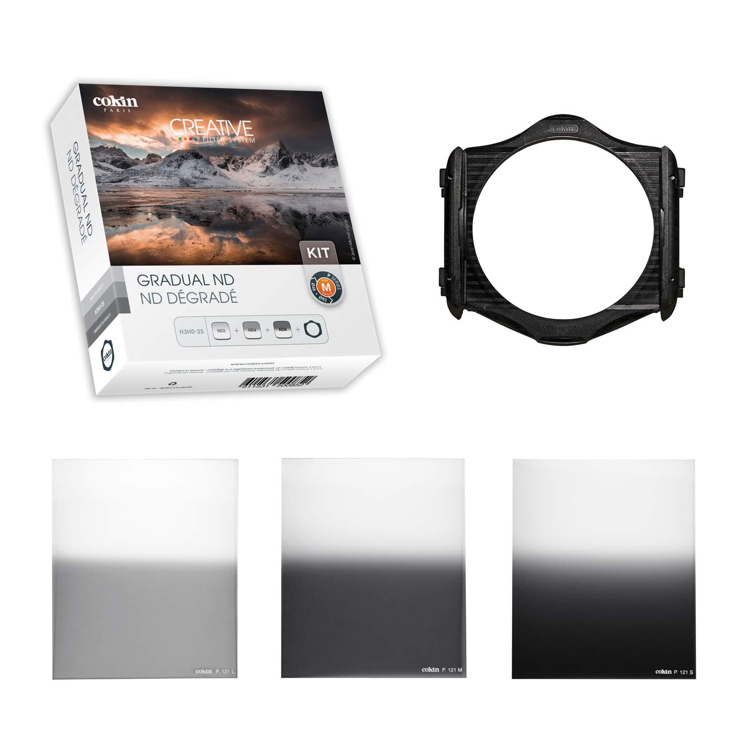 Cokin Graduated ND Filter Kit P Series, with Filter Holder & Graduated ND Filters (121L, 121M, 121S) 2017 CH250 CH-250