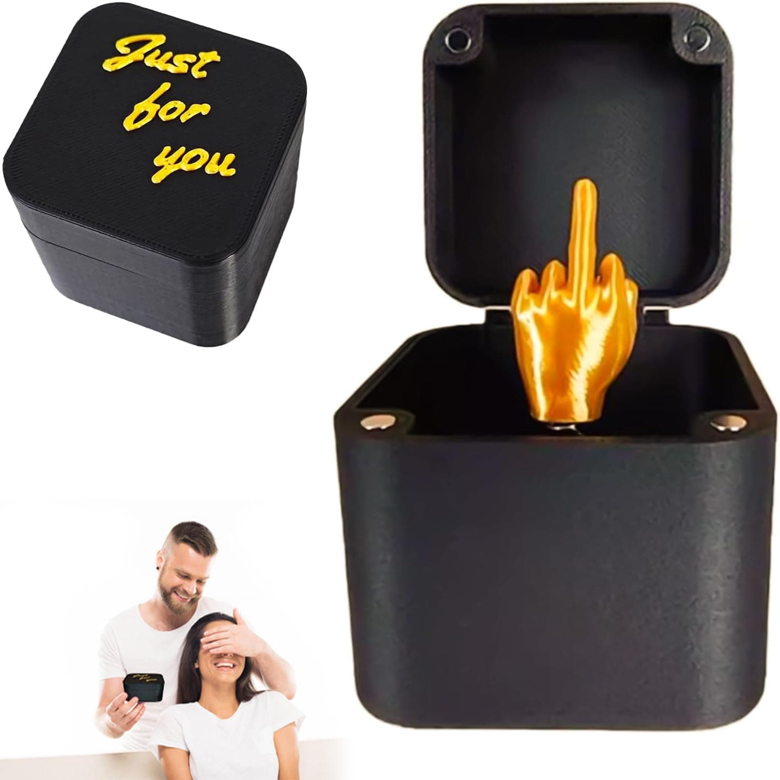 Hilarious Joke Box, Perfect Secret Santa Gifts for Women and Men, Funny New Year, Man Secret Santa Gifts