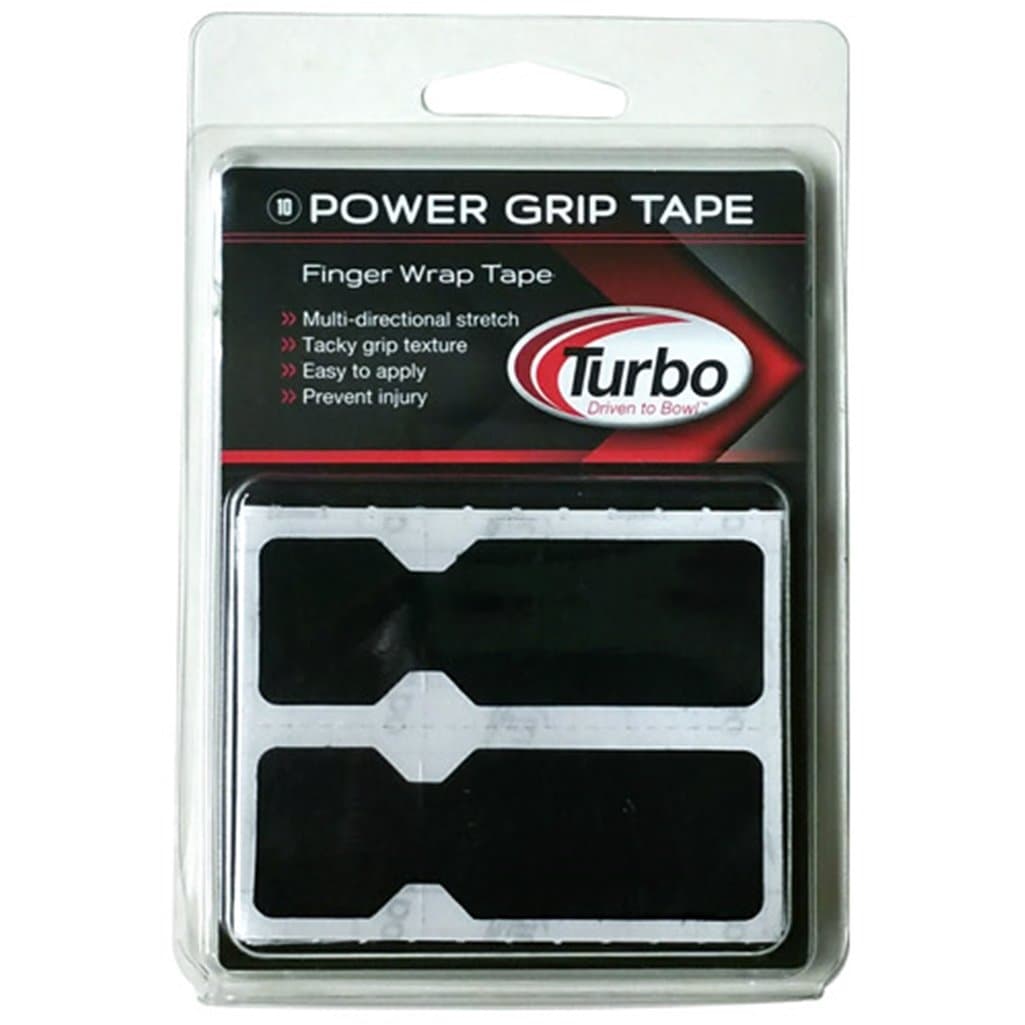 Turbo Power Grip Tape Pre-Cut Finger Tape Black- Pack of 30