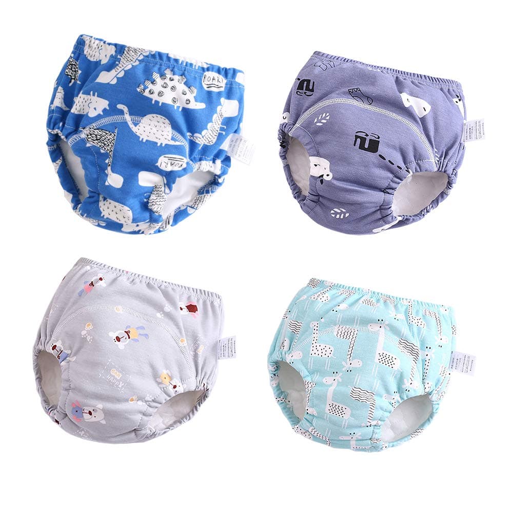 U0U Baby Girls Cotton Training Pants Toddler Potty Training Underwear for Boys and Girls