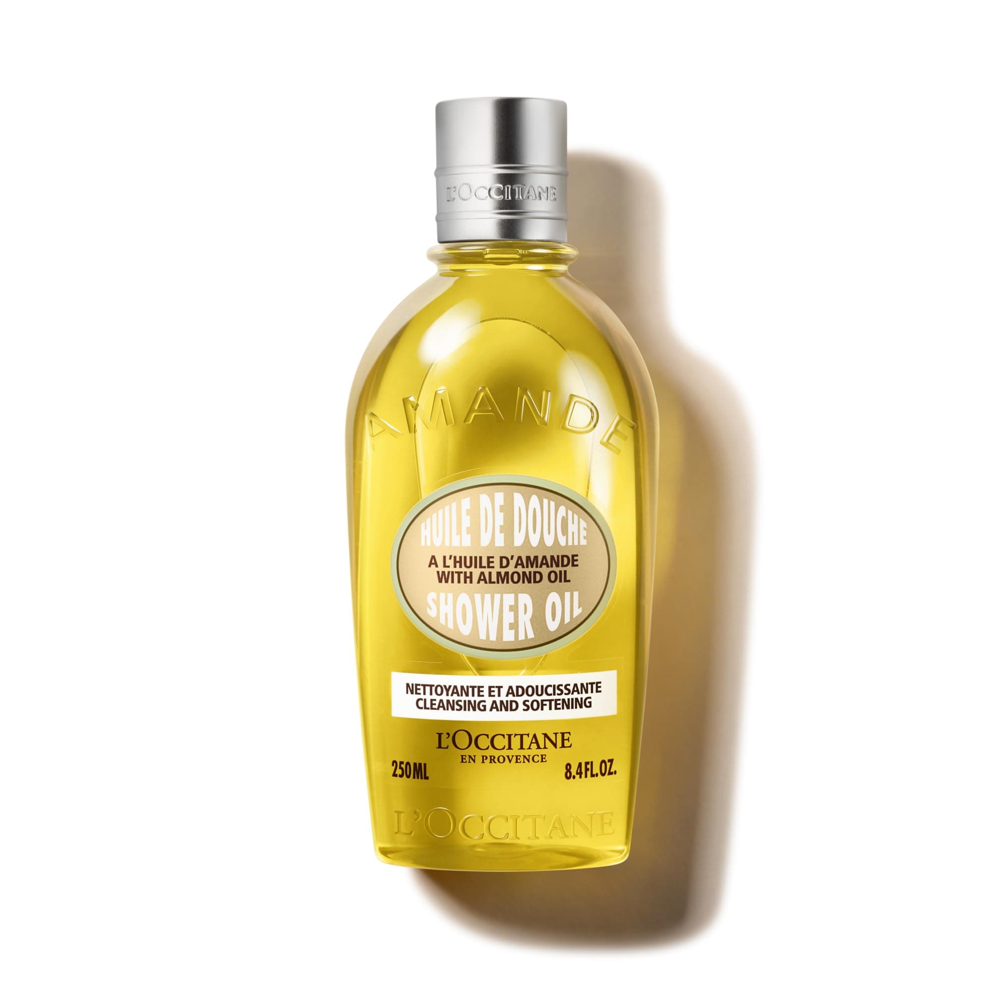 L'OCCITANE Almond Shower Oil | Moisturising & Nourishing | Vegan & 99% Readily Biodegradable | Luxury & Clean Beauty Body Wash for All Skin Types