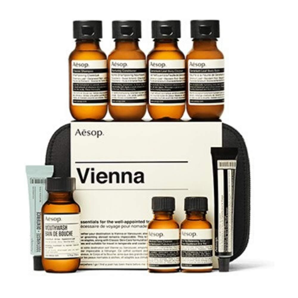 Aesop Vienna Travel Kit A Hair Body And Oral Care Essentials