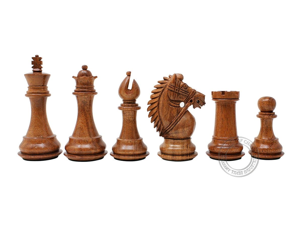 House of Chess - Rio Staunton Wooden Chess Piece - King Height: 3.75" (95 mm) - 2 Extra Queens - Weighted