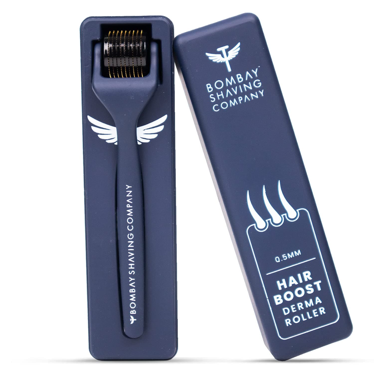 Bombay Shaving Co Advance Derma Roller for beard and hair | 540 Titanium Alloy Needles 0.5 mm | Activates Hair Follicles | Easy to use | Safe & Effective