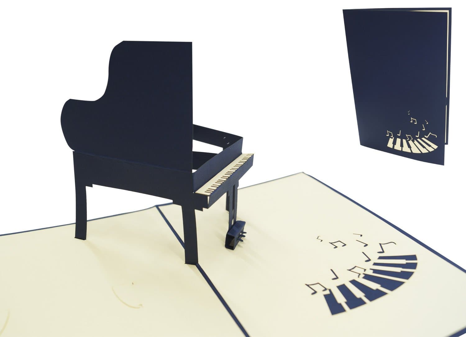 LINPOPUP® POP UP Karte - 3D Gutschein-Karte - Geschenkgutschein für Konzert, Festival Musik-Event - Geburtstags-Karte - Klapp-Karte