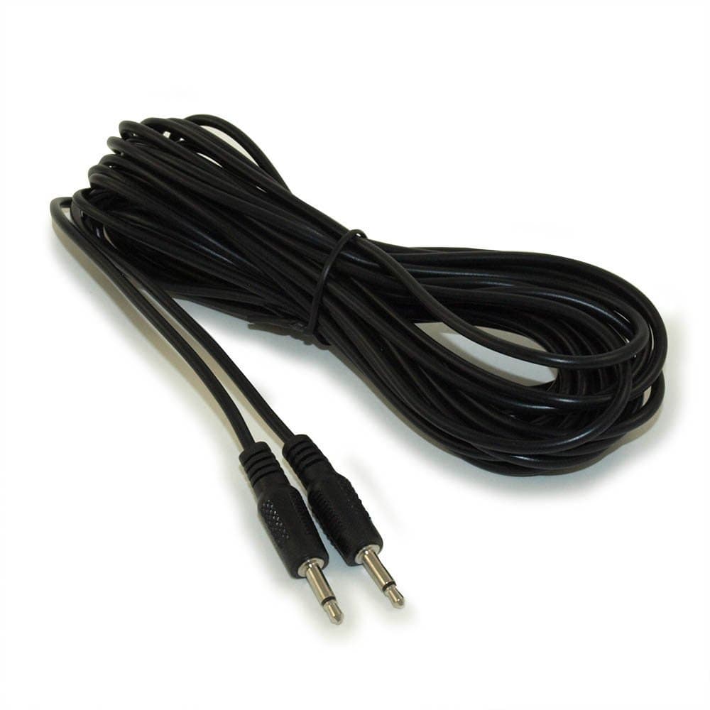 My Cable Mart Mycablemart 25ft 3.5mm Mono Ts (2 Conductor) Male to Male Audio Cable