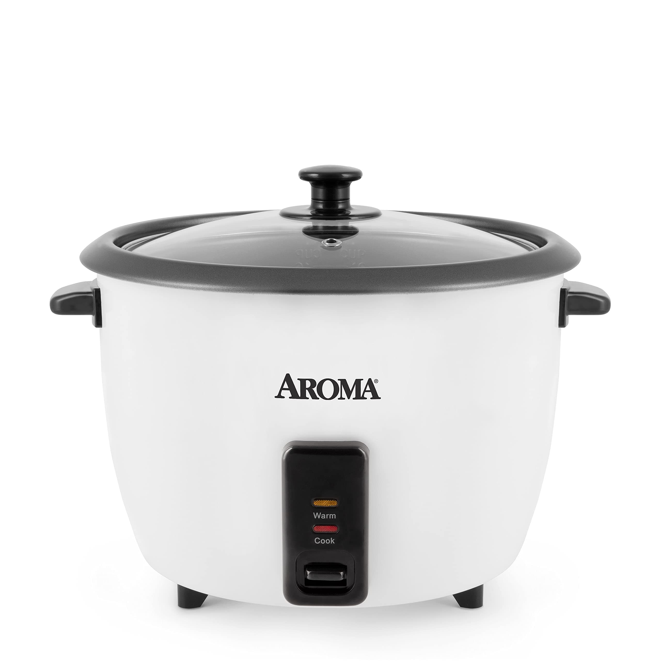 Aroma Housewares 32-Cup (Cooked) (16-Cup UNCOOKED) Pot Style Rice Cooker (ARC-7216NG) , White